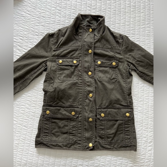 J. Crew  |  Resin-coated Field Jacket - Picture 2 of 8